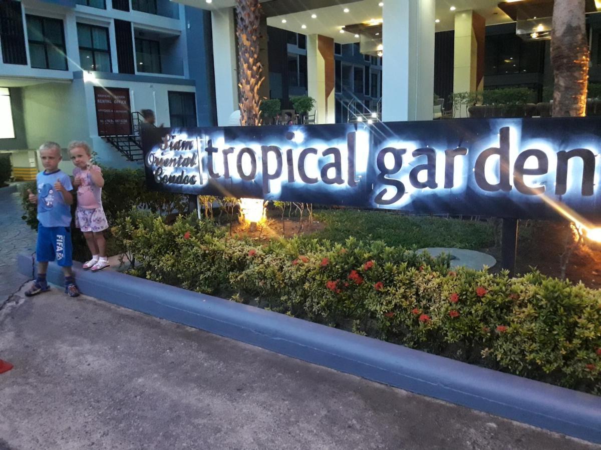 Двух-Комнатная Квартира В Кондоминимуме "Tropikal Garden" Pattaya Buitenkant foto