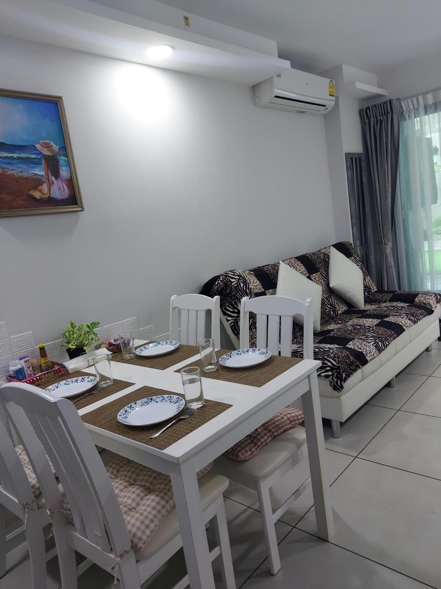 Двух-Комнатная Квартира В Кондоминимуме "Tropikal Garden" Pattaya Buitenkant foto